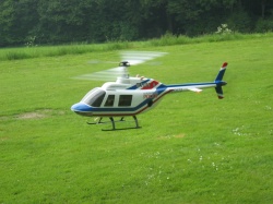 Jet Ranger mit Turbine